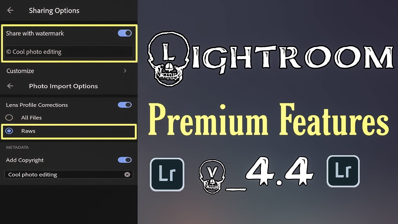 Lightroom premium apk V_4.3Lightroom full unlocked versionLightroom