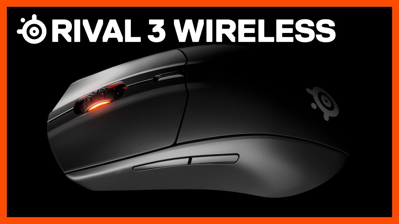 Rival 3 Wireless Gaming Mouse with 400-Hour Battery Life