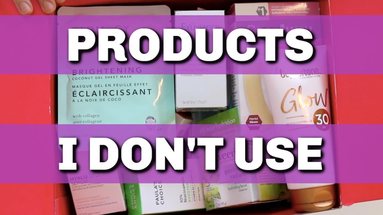 decluttering checklist SKIN CARE PRODUCTS I DON'T USE| DR DRAY