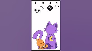 Which one is correct ?  Poppy playtime chapter 4 Catnap eyes - 2 #art #shorts