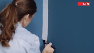 CIN Coatings - How to paint a dark wall with a light colour. Resimi