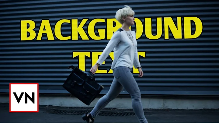 Add Text Behind a Person in VN: Creative Video Editing 🎥🎬