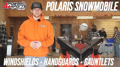Polaris Snowmobile Windshields, Handguards and Gauntlets! Options and Info!