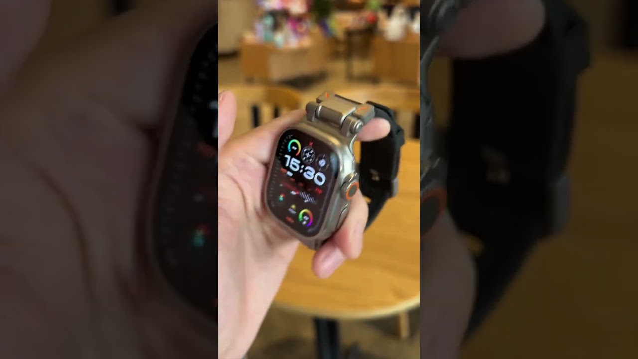 Nova Pulseira Hybrid Silicone/Titanium Apple Watch 