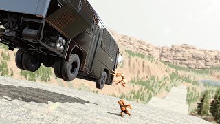 Cars vs Stairs #2 - BeamNG Drive | Truck&Too