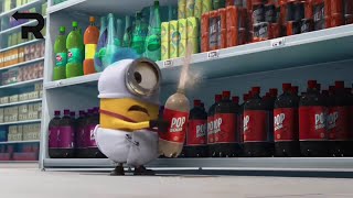 REVERSE CLIP OF - Despicable me | Minions at supermarket in to reverse
