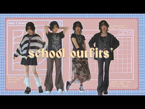 22 SCHOOL OUTFIT IDEAS to look cooler than ur classmates ☆ funkyfitz