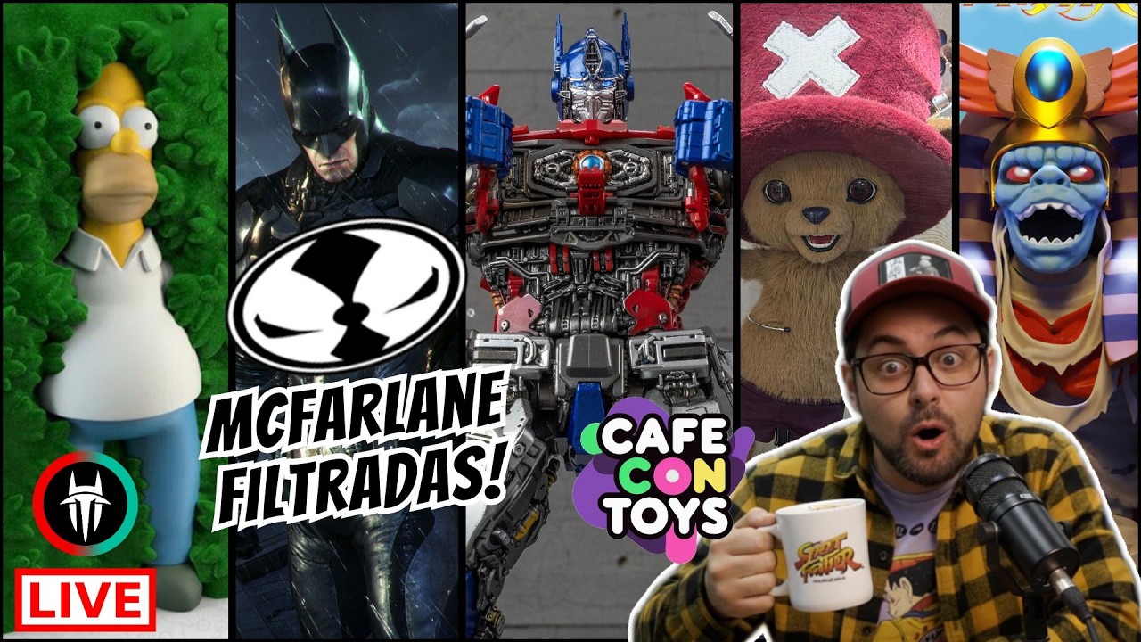 💥 VIVO 🔴 CAFE CON TOYS EXPRESS❗ Se Filtro Lo Nuevo de Mcfarlane❗