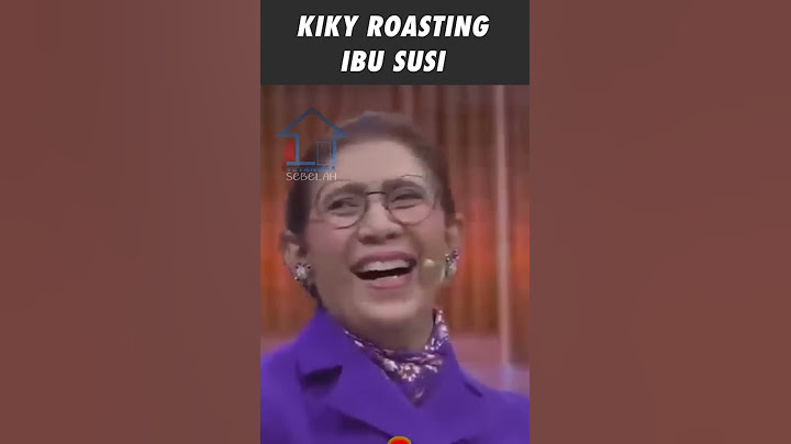 KIKY SAPUTRI Roasting Ibu SUSI PUDJIASTUTI !! Standup Comedy #shorts