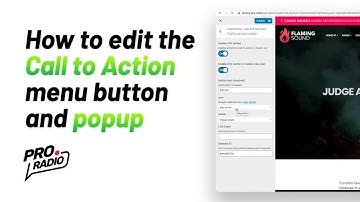 Call to Action and Popup Player tutorial [Pro.Radio WordPress Theme tutorials]