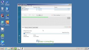 How to start a manual disk defragment using Auslogic Disk Defrag #Nucleo #Auslogic_Disk_Defrag