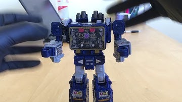 Transformers SOUNDWAVE Siege CASSETTE PLAYER Alt Mode WITH Ugrade Kit ITA