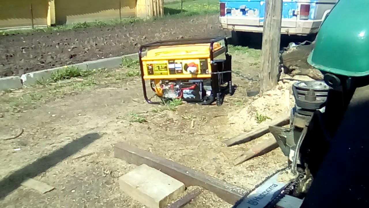 Испытание генератора на прочность))) - YouTube