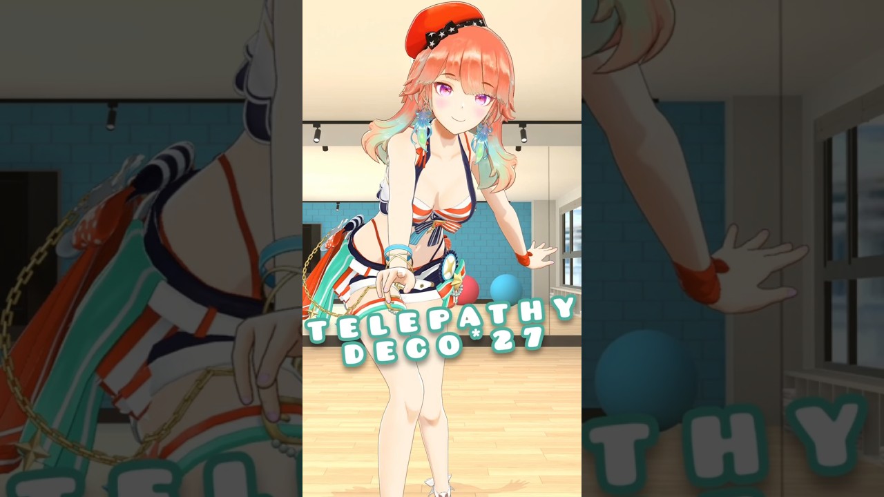 dancing to TELEPATHY from DECO*27 ✨️🎀 #初音ミク #踊ってみた #vtuber