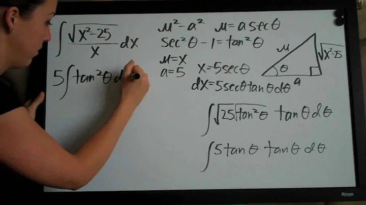 Trigonometric Substitution Example 2 (KristaKingMath)
