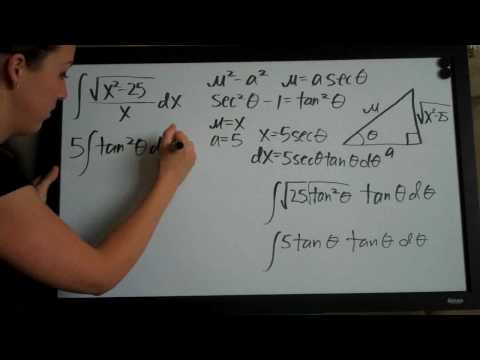 Trigonometric Substitution Example