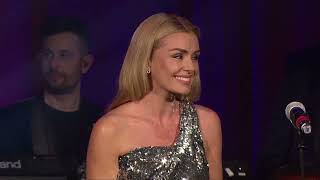 Katherine Jenkins peforms the God Save the King at the Variety Club Showbusiness Awards 2022