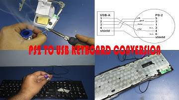 How to convert keyboard PS2 to USB