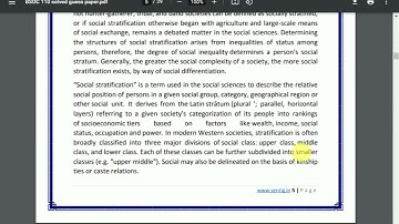 IGNOU BSOC -110 Solved Guess Paper | In English | IGNOU Exam Guess Paper