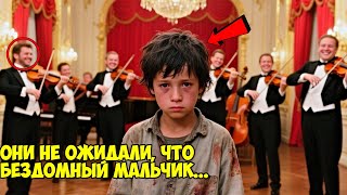 картинка: ОНИ смеялись над бездомным мальчиком, НО никто не ожидал, что он сыграет как БОГ...