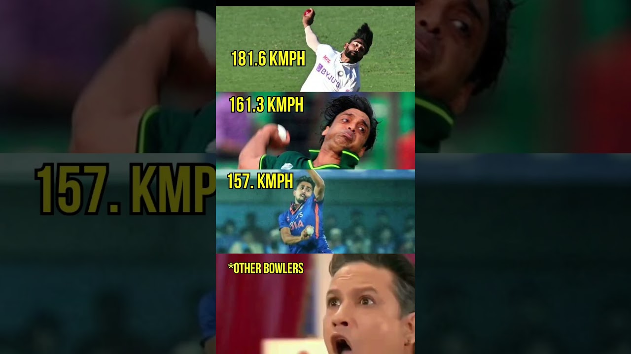 MOHAMMED SIRAJ Bowling Speed 181.6 KMPH 