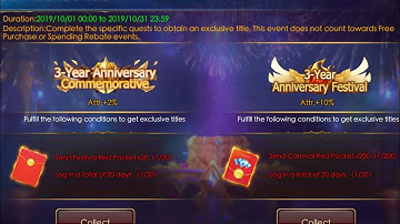 Legacy of Discord: 3-Year Anniversary Festival Title 1st Oct 12AM Reset