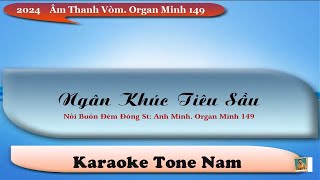 Ngân Khúc Tiêu Sầu Karaoke. Tone Nam, Phối Mới Dễ Hát hay. Nguyễn Đặng. Organ Minh 149