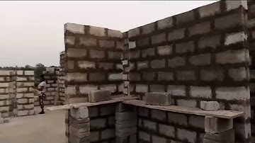 Building in Ghana Superstructure & Columns  Casting | Ep-10 | Project Elizabeth #brightandclara