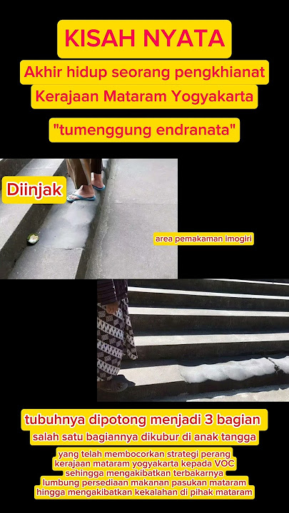Kisah Nyata | Akhir hidup seorang pengkhianat kerajaan mataram #dosa #storywa #kisahnyata
