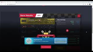 Celebrity Racing 400 races in a single session in nitro type Profile