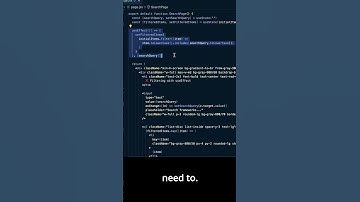 Generally, Avoid This In React.js #reactjs #javascript