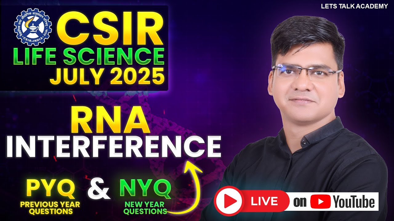 RNA Interference | RNA-i | Si RNA | mi- RNA | Small Interfering RNA | Micro RNA | CSIR LIFE SCIENCES