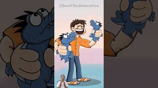 Meet Baby godzila or Dinosaurus? 🦕🦖 Funny cartoon #animation #memes #funny #2danimation #shorts