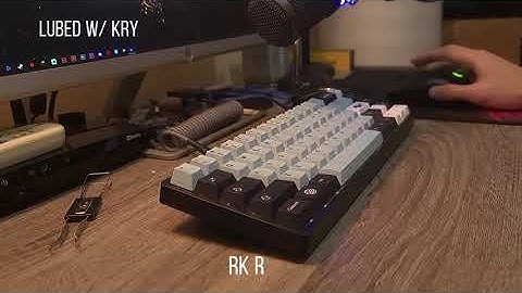 An RK68 with a decent thock | Budget build sound test