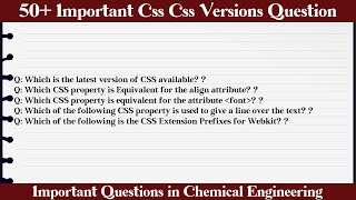 MCQ Questions Css Css Versions with Answers