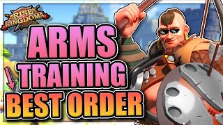Arms Training Lohar [updated skill order] Rise of Kingdoms June 2023