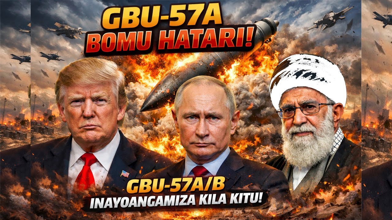 GBU - 57A/B SIRAHA MPYA HATARI YA MAREKANI INAYOWEZA KUIANGAMIZA IRAN KWA SEKUNDE!
