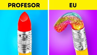 TRUCURI GENIALE PENTRU ȘCOALĂ! ✏️ Idei DIY pentru Studenți Creativi de la 123 GO Like!