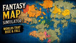 Fantasy Map Simulator | Watching a World Rise, Expand & Collapse