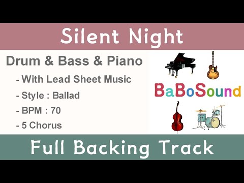 Silent Night - Jazz Backing Track - Carol