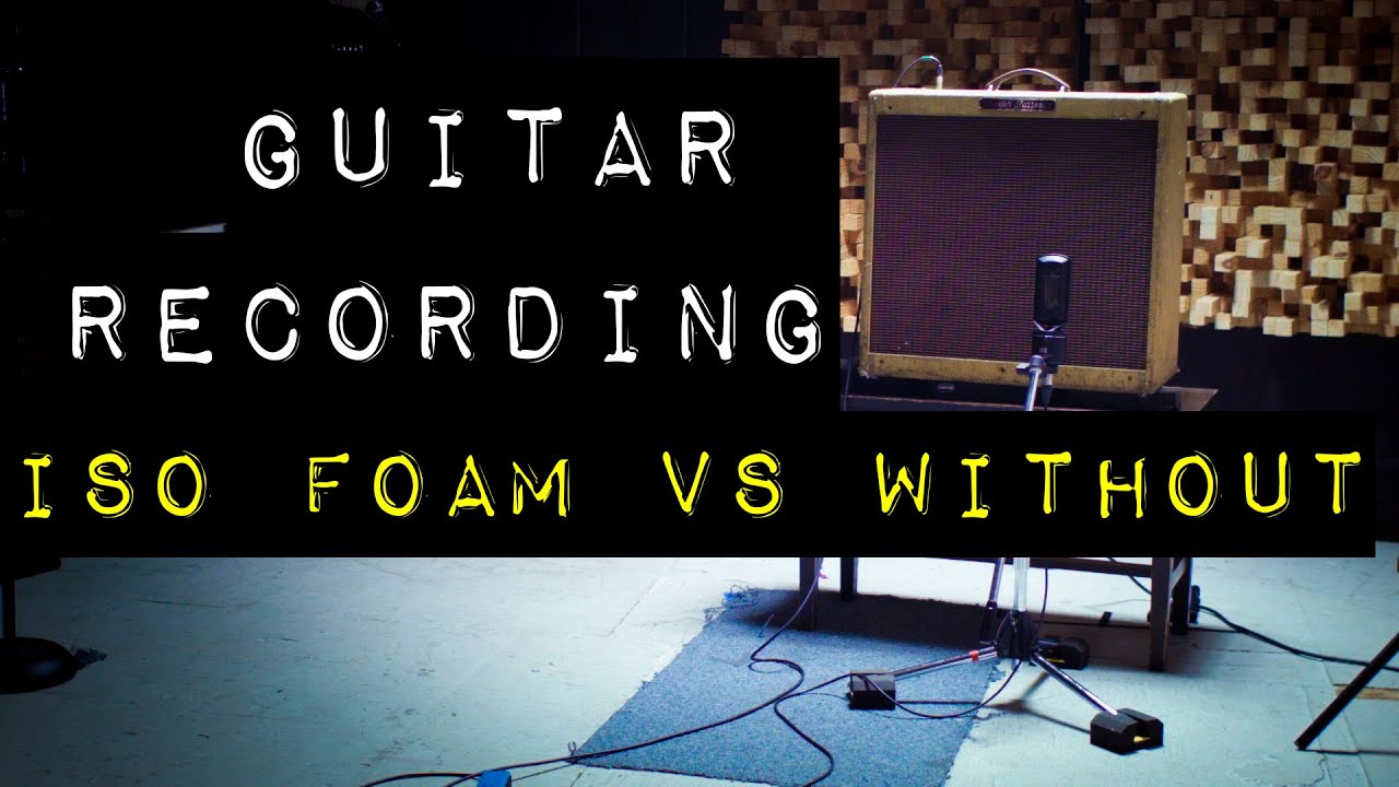 Does isolation foam under a guitar amp improve the sound? - YouTube