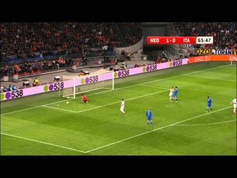 Highlights Netherlands - Italy 1-1 friendly 06-02-2013