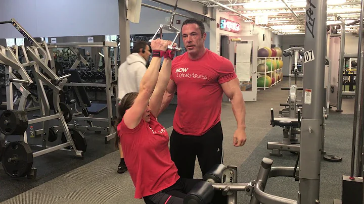 Close Grip Lat Pull Down with Danielle Ackerman an...
