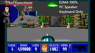 Wolfenstein 3D E2M4 100% PC Speaker, Keyboard only, Can I Play Daddy