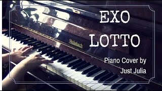 Exo  Lotto piano Ver U0026 Sheet  By Just Julia