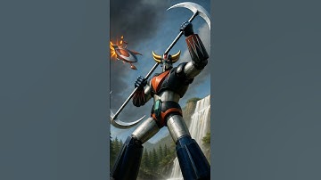 UFO Robo Grendizer In Real Life | Part 2 🚀✨#livingcartoon #grendizer #aiart