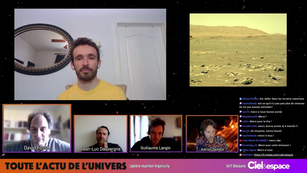 Ingenuity, Vie sur Mars, Phémus, Carbonates - L'actu de Ciel & Espace (15/04)