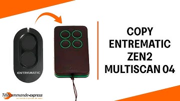 How to Copy a ENTREMATIC ZEN2 Remote to a MULTI SCAN 04 Cloning Remote