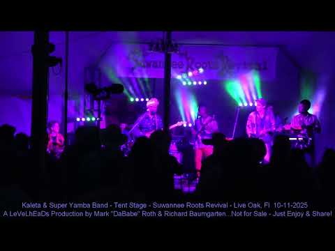 گروه موسیقی کالتا و سوپر یامبا صحنه چادر سوانی روتس ریوایول لایو اوک فلوریدا 10 11 2025