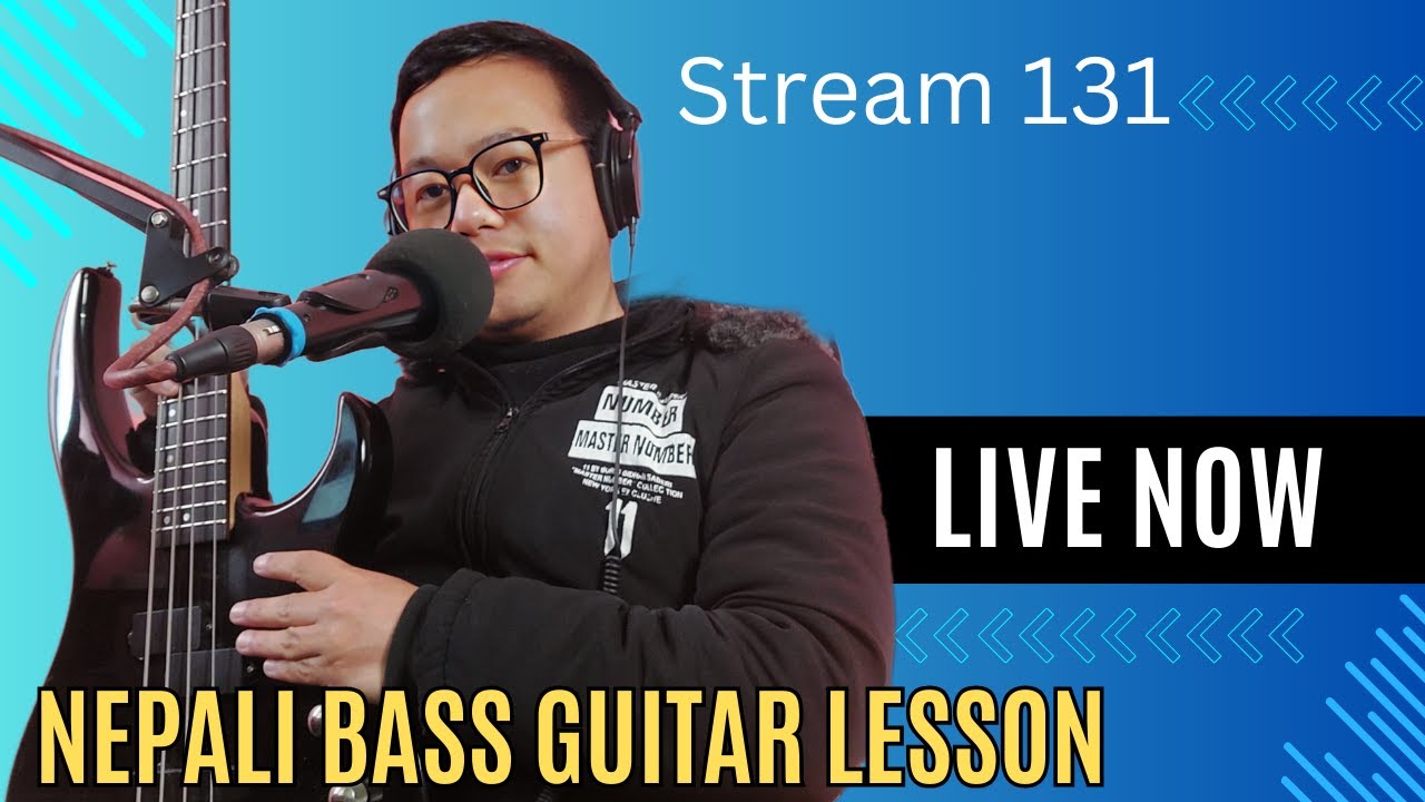 Making Bass Lines Idea | Nepali Bass Guitar Lesson Live Stream 131 ...